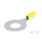 Te Connectivity Ring Terminal, 5/8 in Stud Size, 10 AWG, 300 V, Nylon Insulated, Yellow 324615 - alternate 1